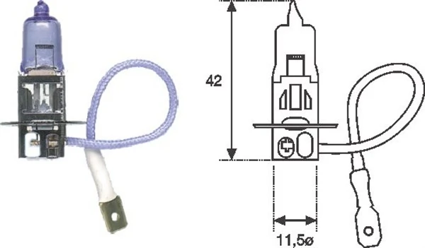 Bulb, front fog light